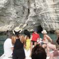 Visiting the sea caves and Faraglioni of the Gargano by boat